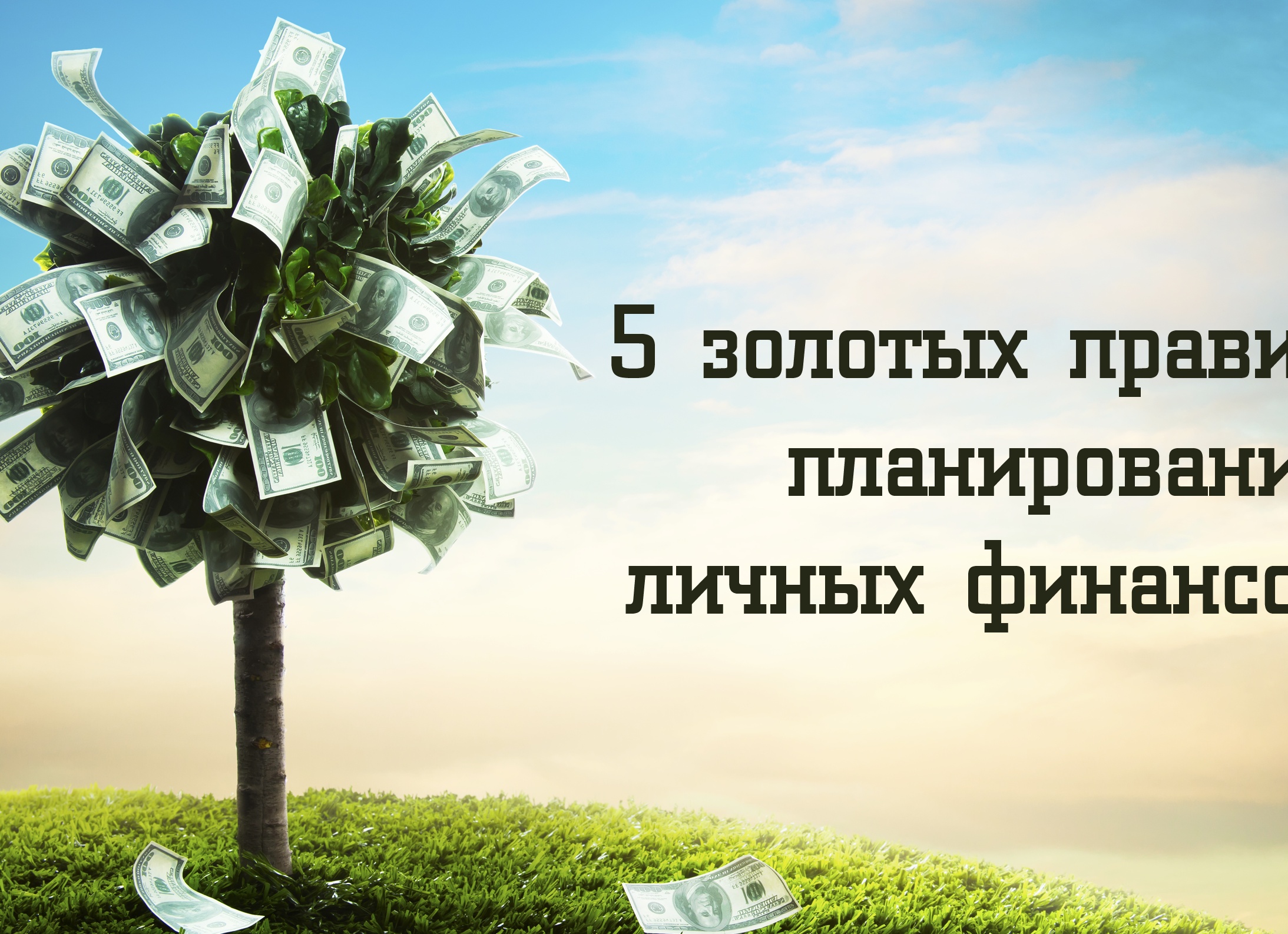 5 золотых правил планирования личных финансов